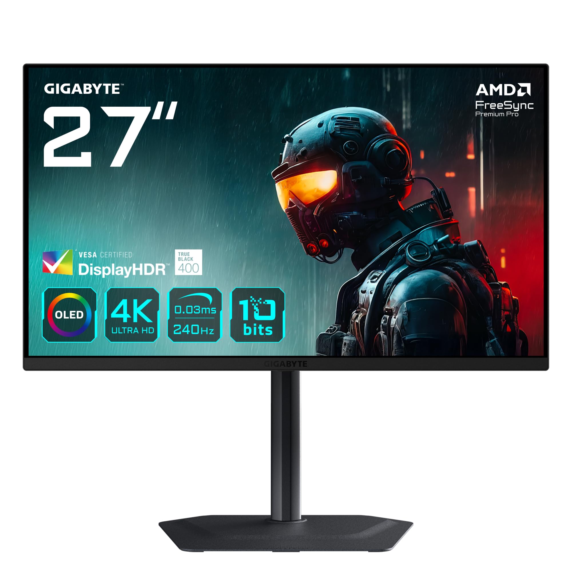 Gigabyte MO27U2 OLED 4K UHD Gaming Monitor - 3840 x 2160, 240Hz